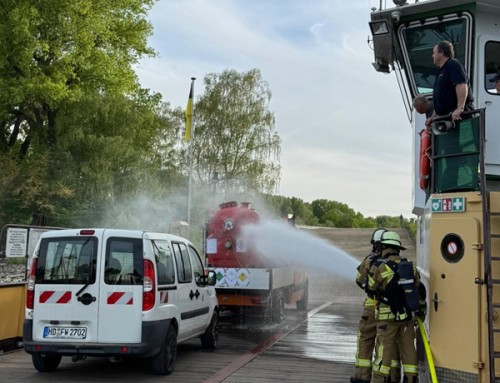 27. April 2026, Erfolgreiche Abschlussübung der Feuerwehr Brühl an der Kollerfähre